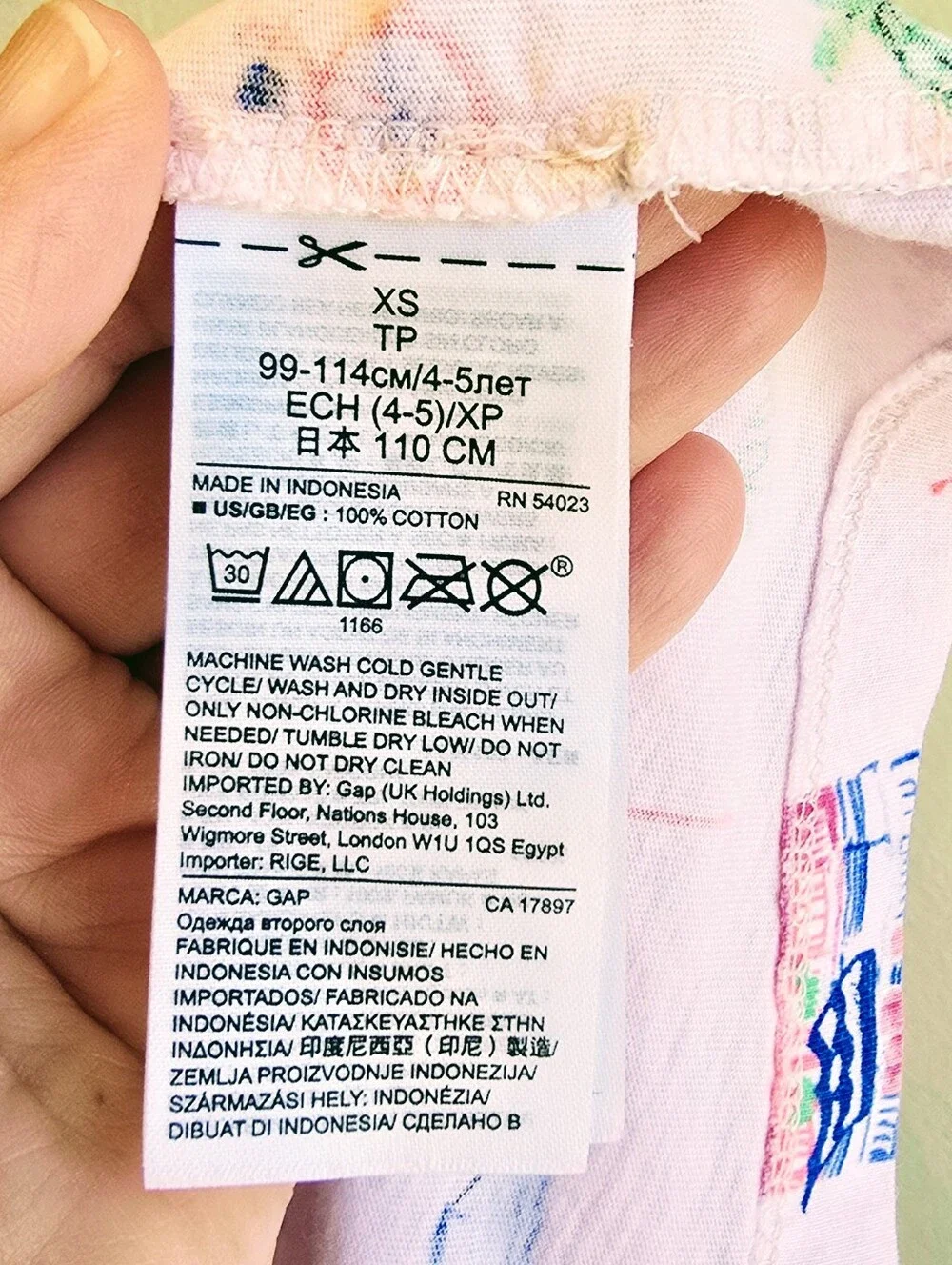 GAP 4/5 Kids Pink Tropical Beach Print Sleeveless Sun Dress